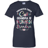 Floral Promoted From Dog Grandma To Human Grandma Gift T-Shirt & Tank Top | Teecentury.com