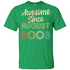 Awesome Since August 2008 Vintage 14th Birthday Gifts Youth Youth Shirt | Teecentury.com