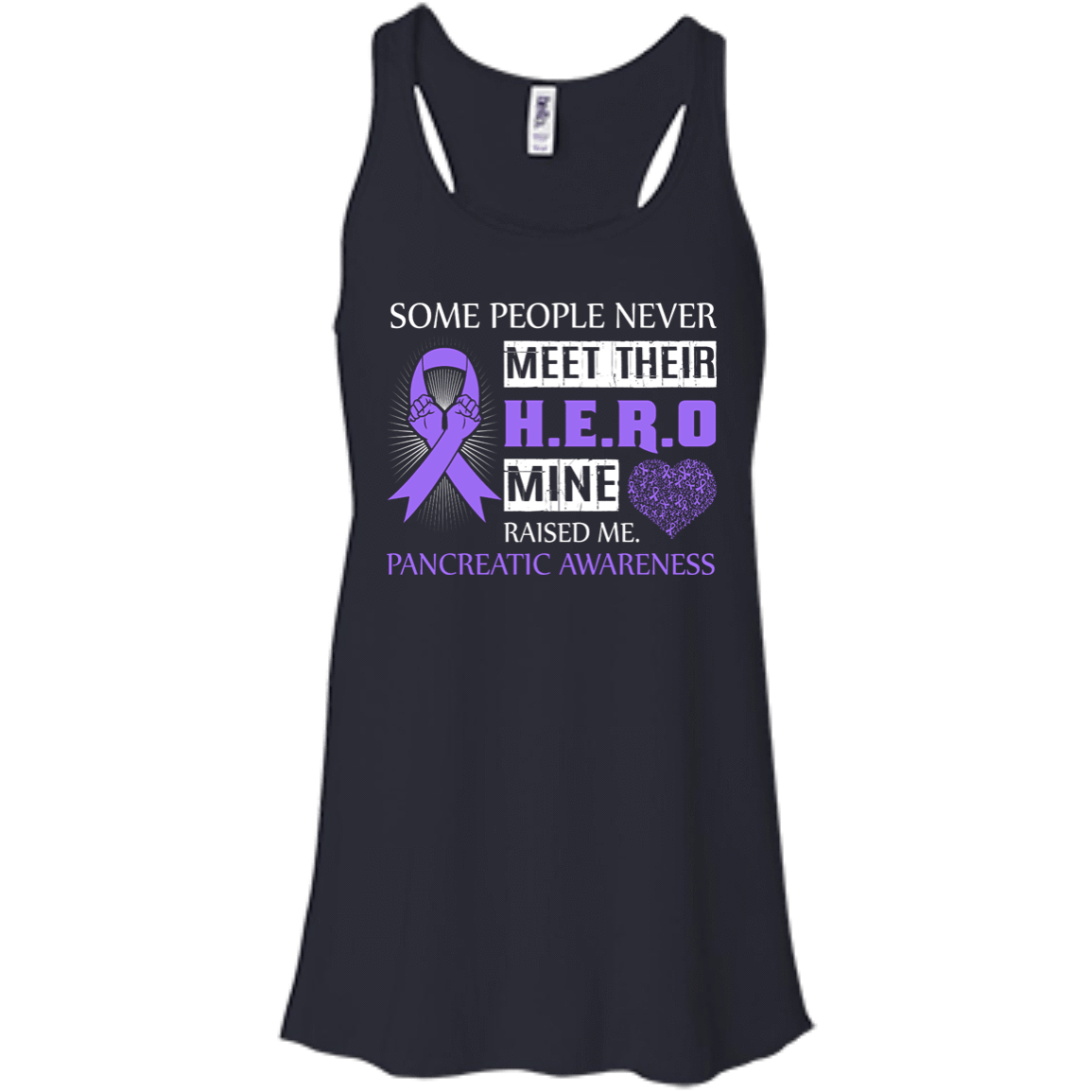 Pancreatic Awareness Some People Never Meet Hero T-Shirt & Hoodie | Teecentury.com