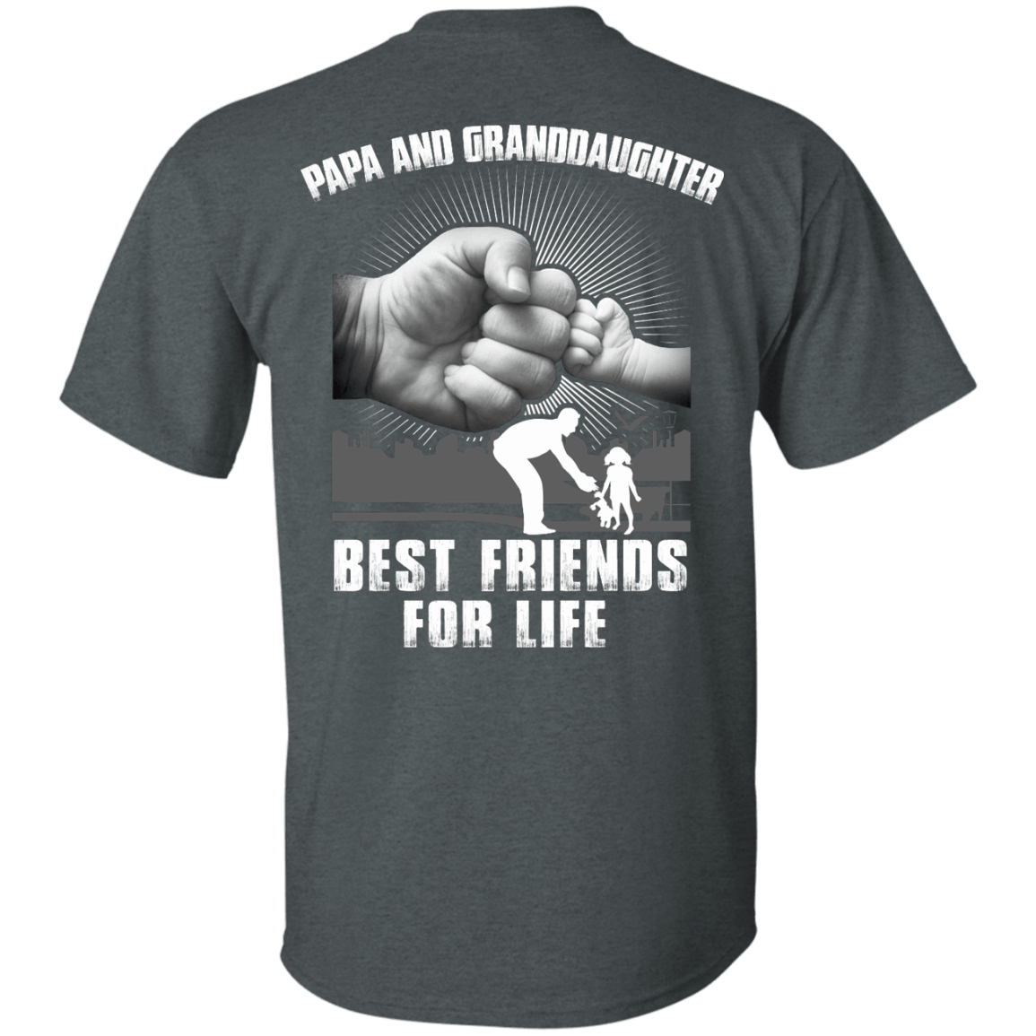 Papa And Granddaughter Best Friends For Life T-Shirt & Hoodie | Teecentury.com