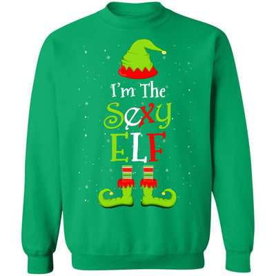 I'm The Sexy Elf Family Matching Funny Christmas Group Gift T-Shirt & Sweatshirt | Teecentury.com