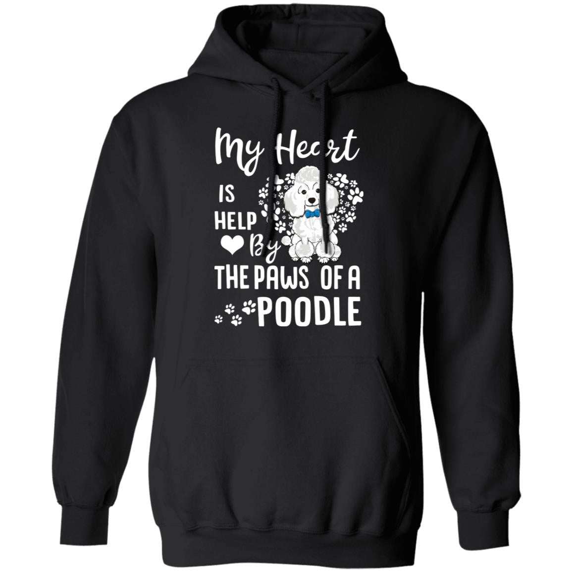 My Heart Is Held By The Paws Of A Poodle Lover T-Shirt & Hoodie | Teecentury.com