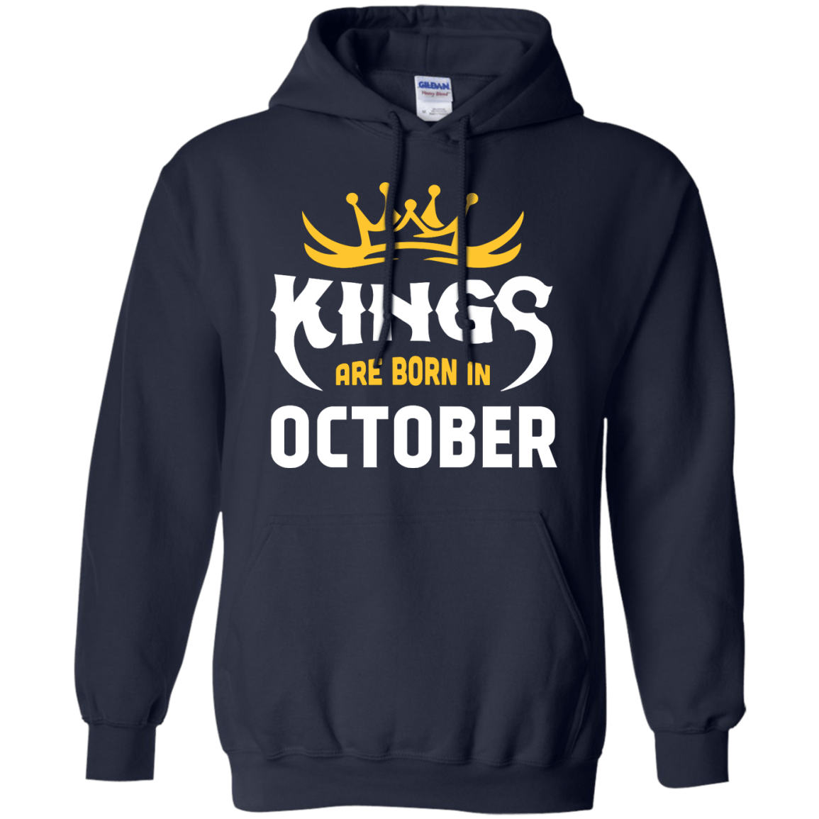 Kings Are Born In October T-Shirt & Hoodie | Teecentury.com