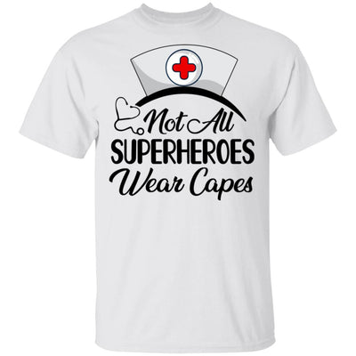 Not All Superheroes Wear Capes With Nurse Hat T-Shirt & Tank Top | Teecentury.com