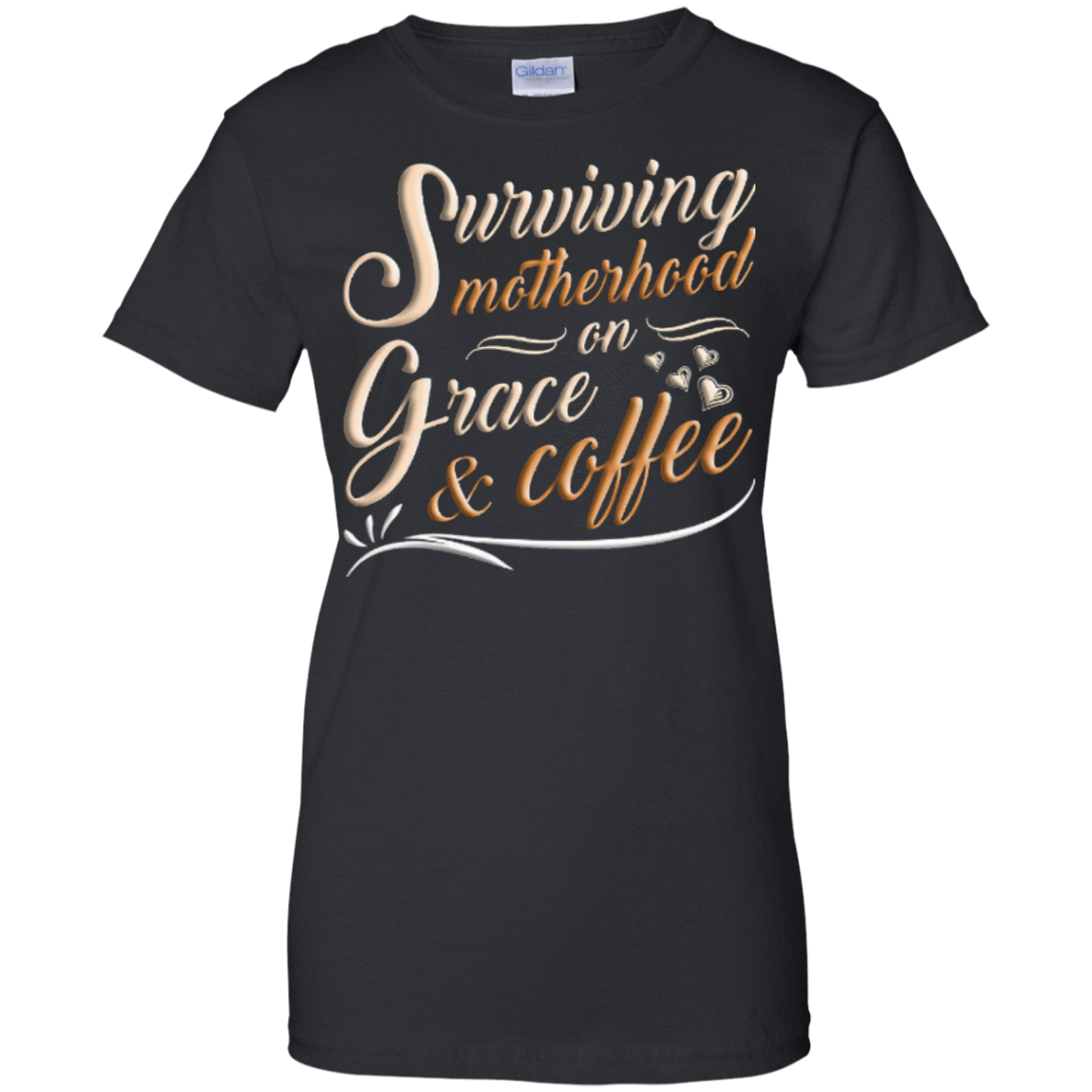 Surviving Motherhood On Grace And Coffee T-Shirt & Hoodie | Teecentury.com
