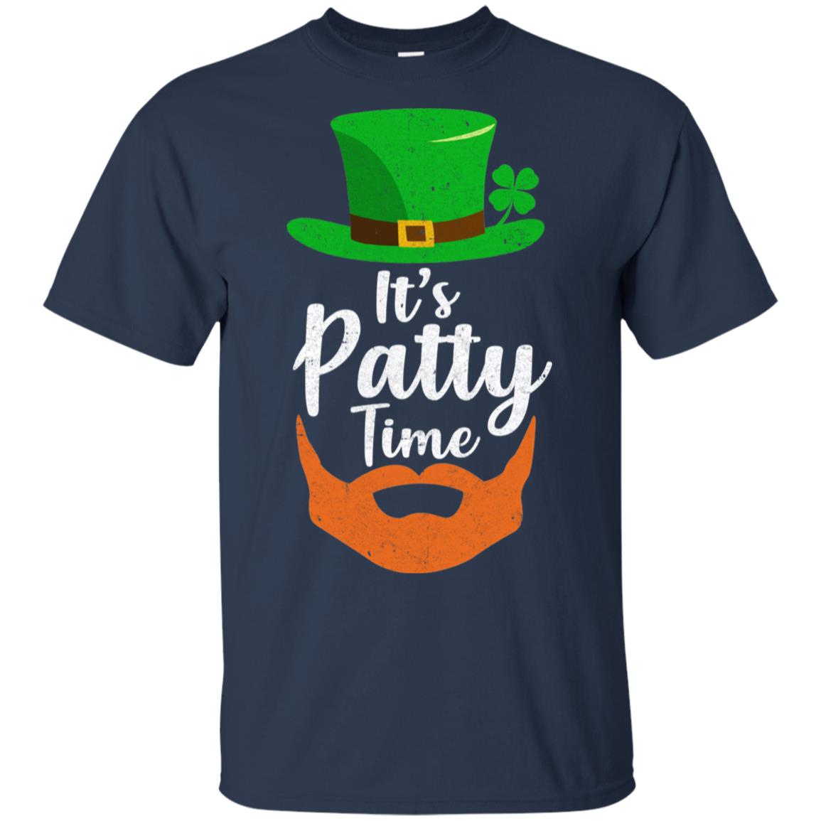 It's Patty Time Bearded Man St Patrick's Day T-Shirt & Hoodie | Teecentury.com