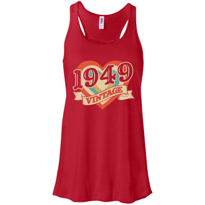 Vintage Retro Classic Heart Made In 1949 73th Birthday T-Shirt & Tank Top | Teecentury.com