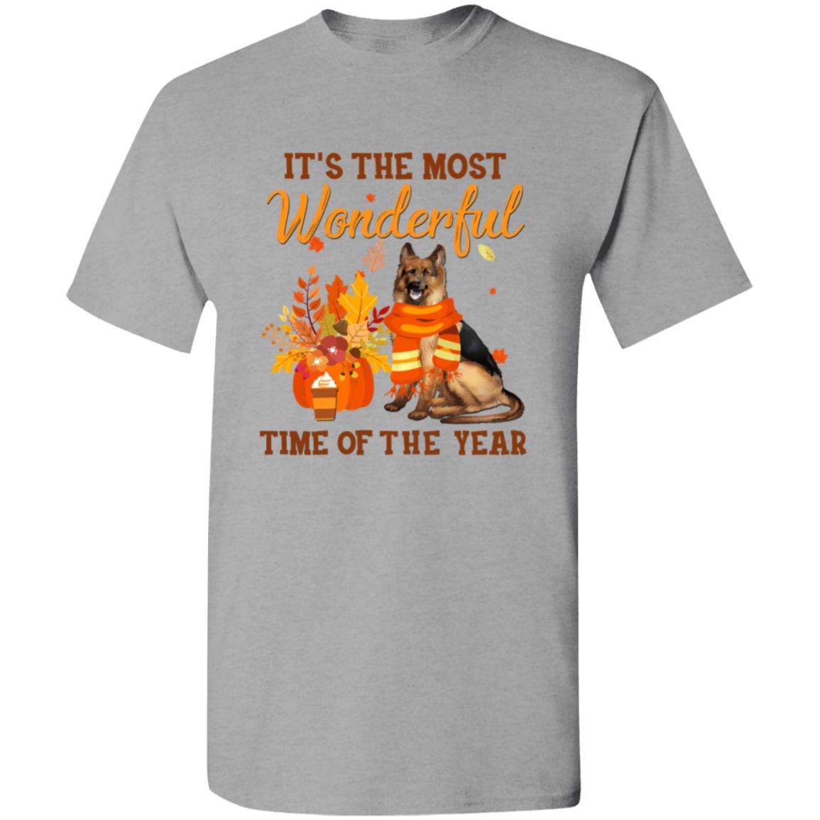 German Shepherd Autumn It's The Most Wonderful Time Of The Year T-Shirt & Hoodie | Teecentury.com