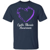 Butterfly Believe Cystic Fibrosis Awareness Ribbon Gifts T-Shirt & Hoodie | Teecentury.com