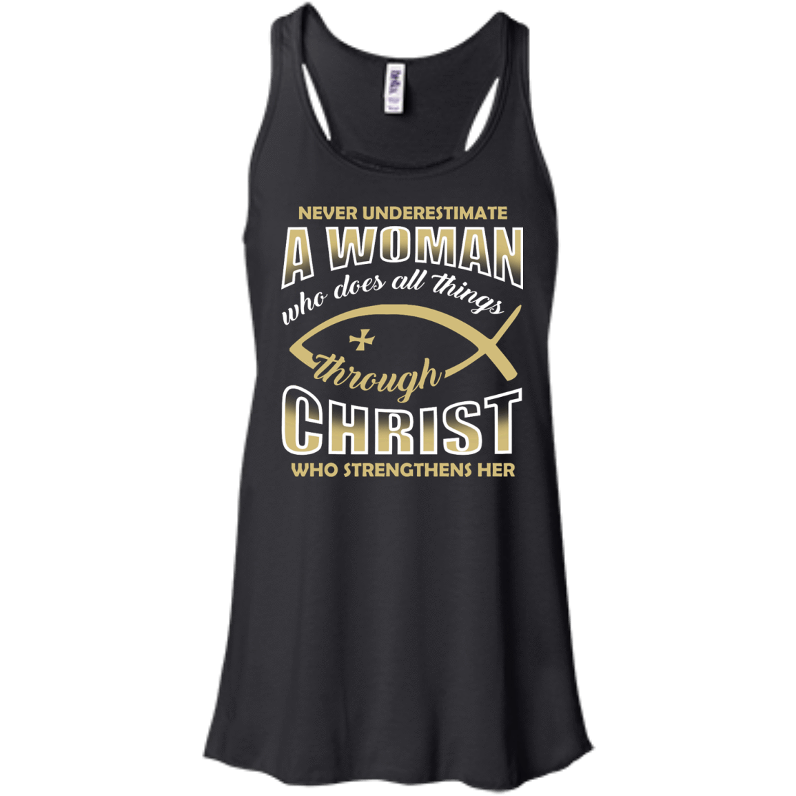 Who Does All Things Through Christ Who Strengthens Her T-Shirt & Hoodie | Teecentury.com