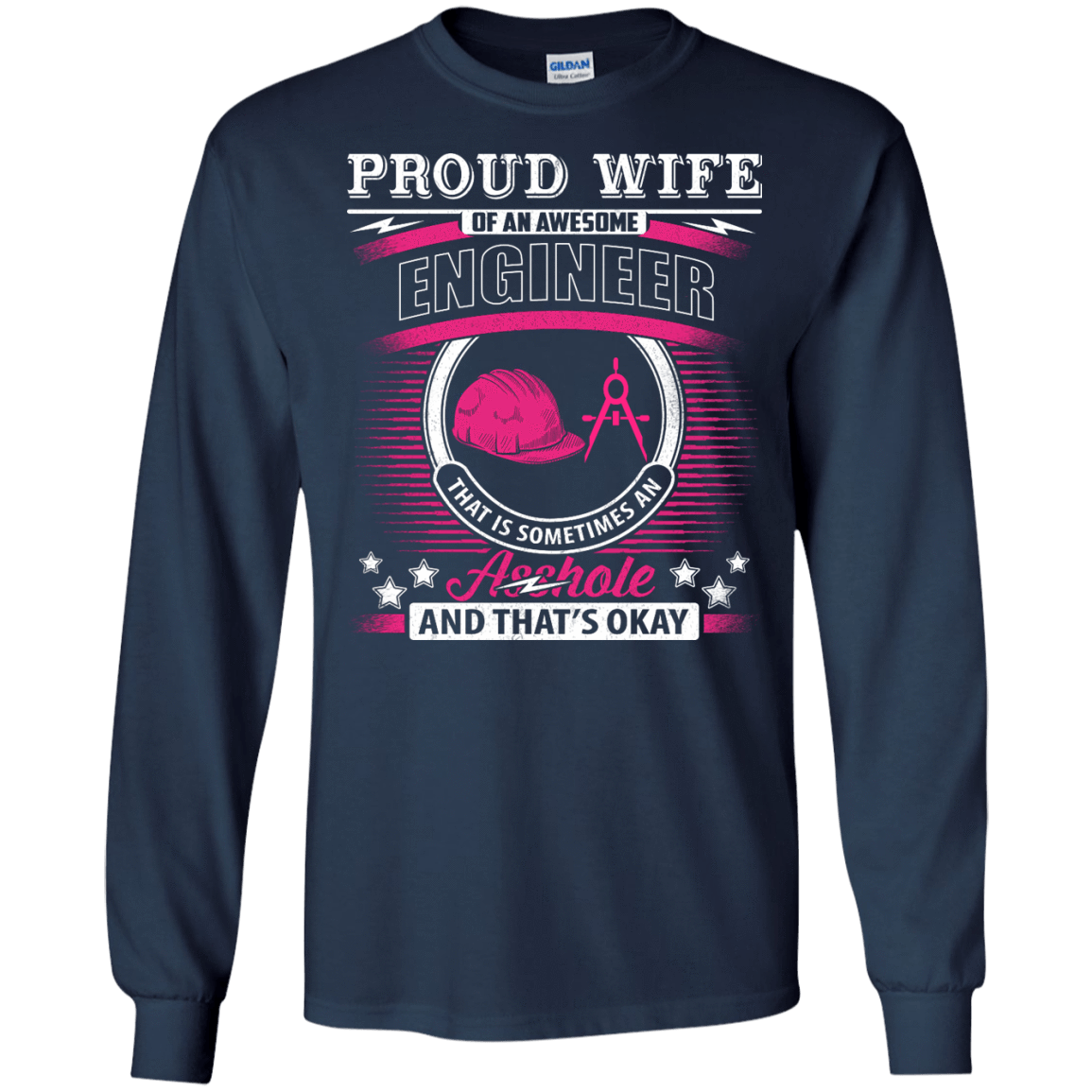 Proud Wife Of An Awesome Engineer T-Shirt & Hoodie | Teecentury.com