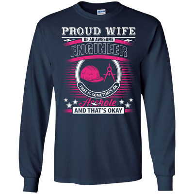 Proud Wife Of An Awesome Engineer T-Shirt & Hoodie | Teecentury.com