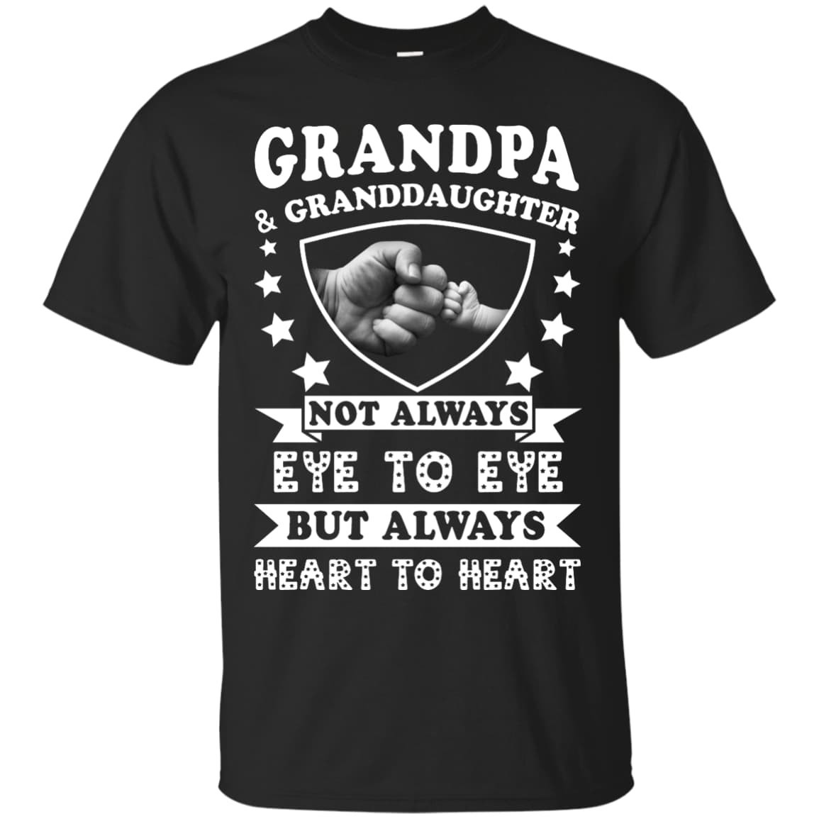 Grandpa And Granddaughter Not Always Eye To Eye T-Shirt & Hoodie | Teecentury.com