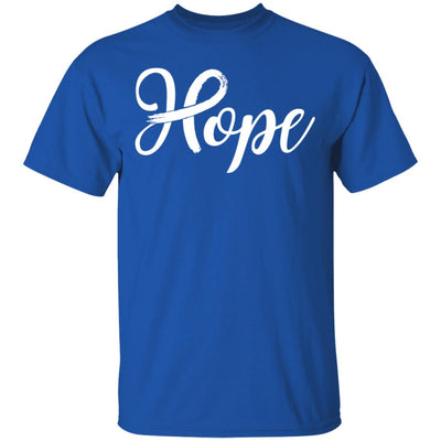 Lung Cancer Awareness White Ribbon Hope T-Shirt & Hoodie | Teecentury.com