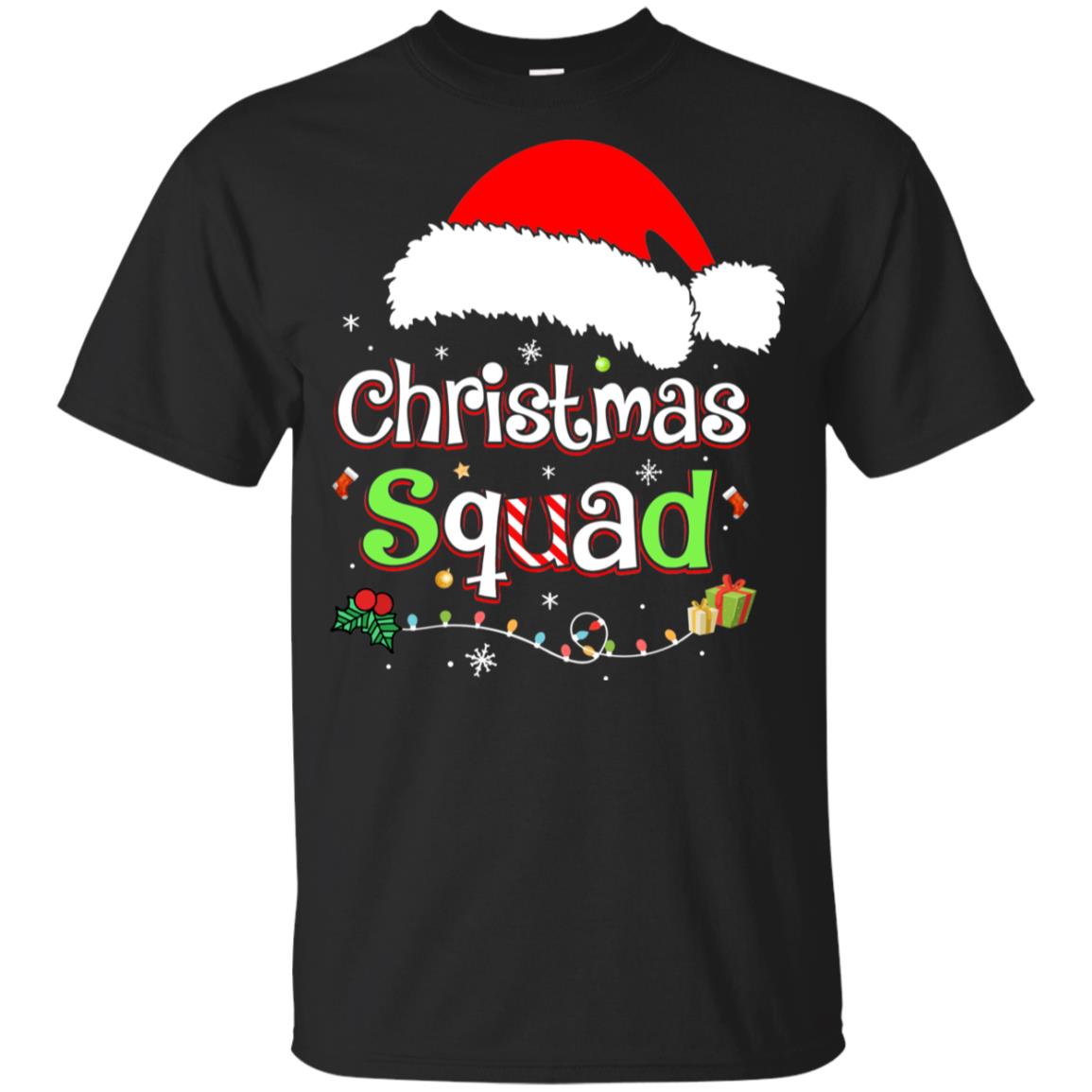 Santa Family Matching Pajamas Christmas Squad Youth Youth Shirt | Teecentury.com