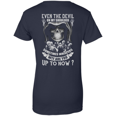Even The Devil On My Shoulder Sometime Whispers T-Shirt & Hoodie | Teecentury.com