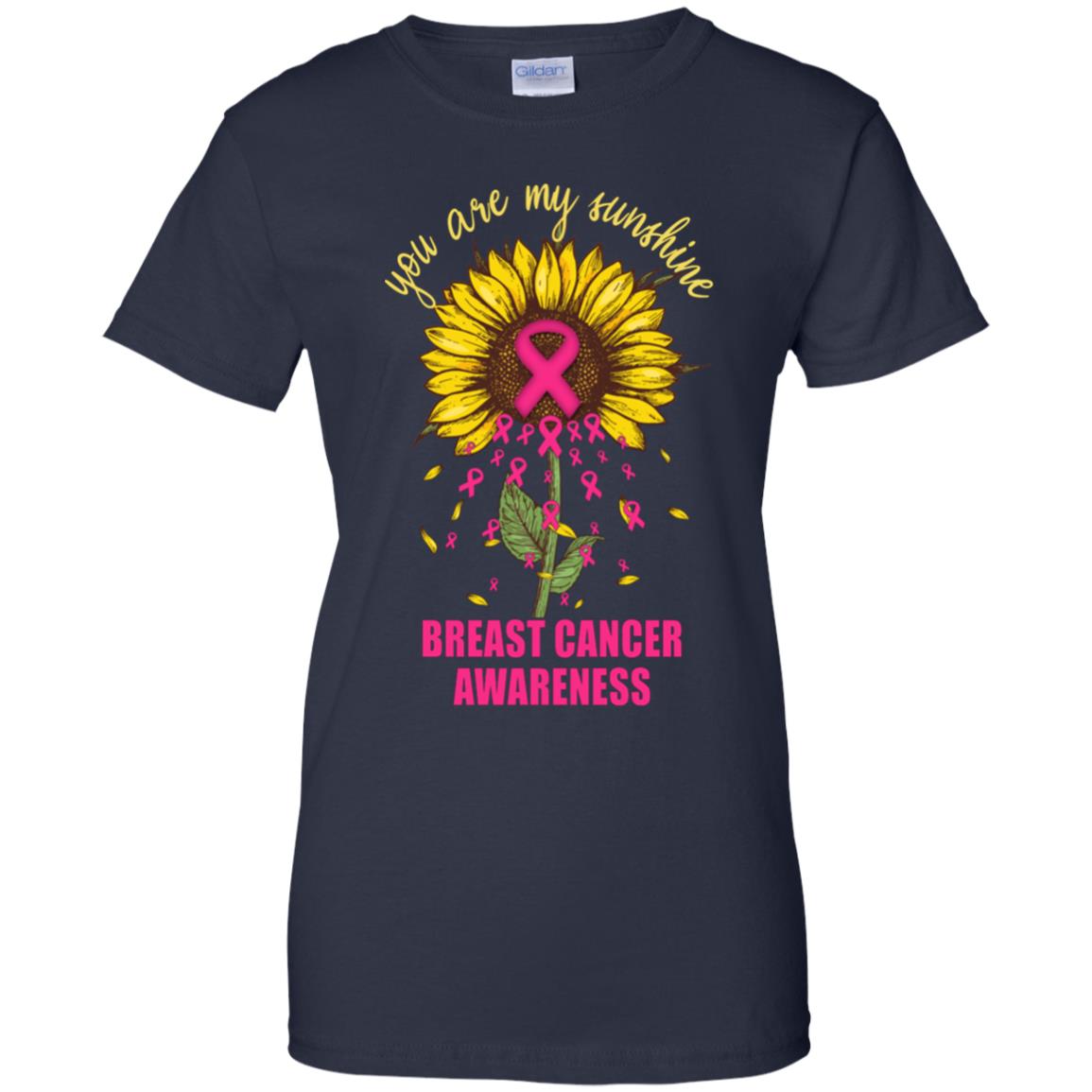 You Are My Sunshine Breast Cancer Awareness T-Shirt & Hoodie | Teecentury.com