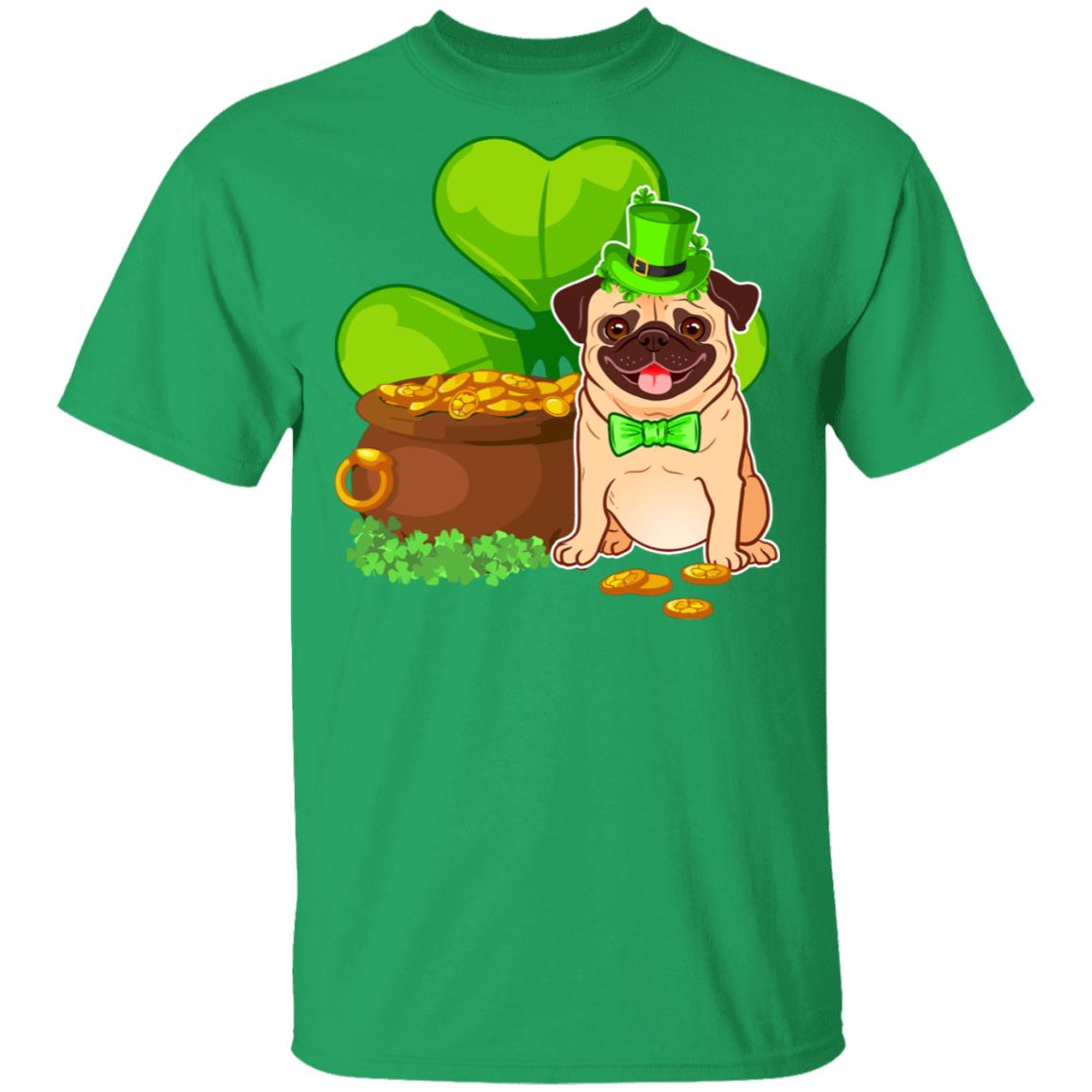 Pug St Patrick's Day Irish Dog Lover Funny Gifts T-Shirt & Hoodie | Teecentury.com