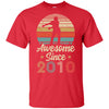 Vintage Flossing Awesome Since 2010 12th Birthday Gift Youth Youth Shirt | Teecentury.com
