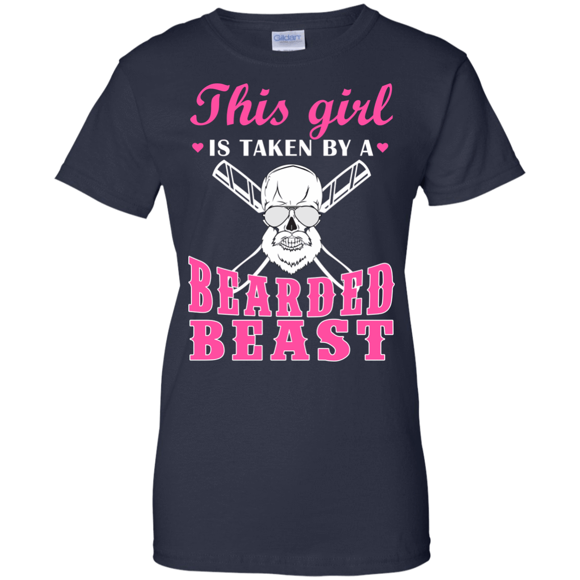 This Girl Is Taken By A Bearded Beast T-Shirt & Hoodie | Teecentury.com