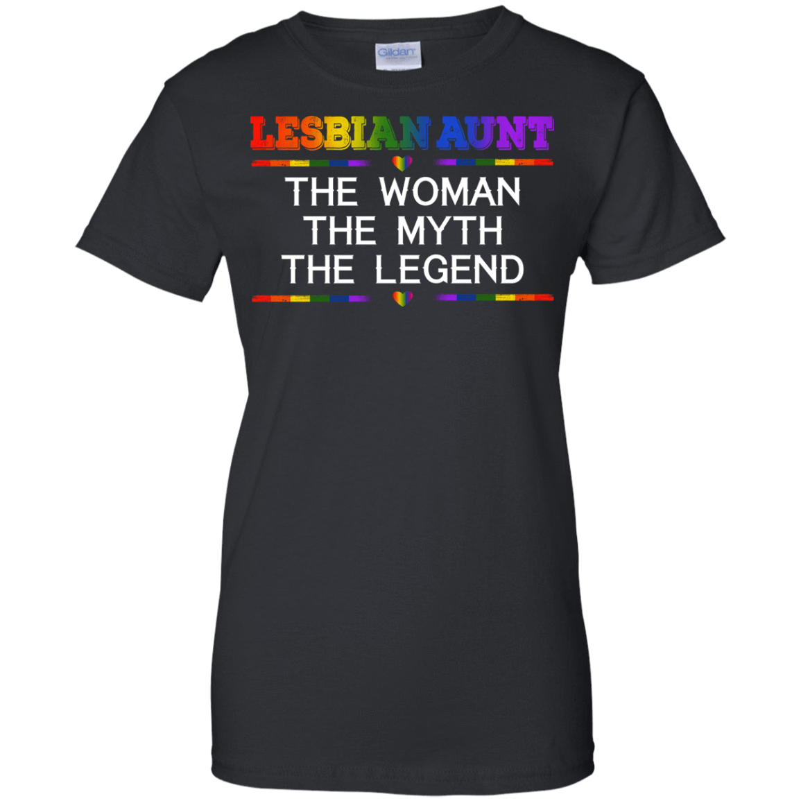 Lesbian Aunt The Woman The Myth The Legend T-Shirt & Hoodie | Teecentury.com