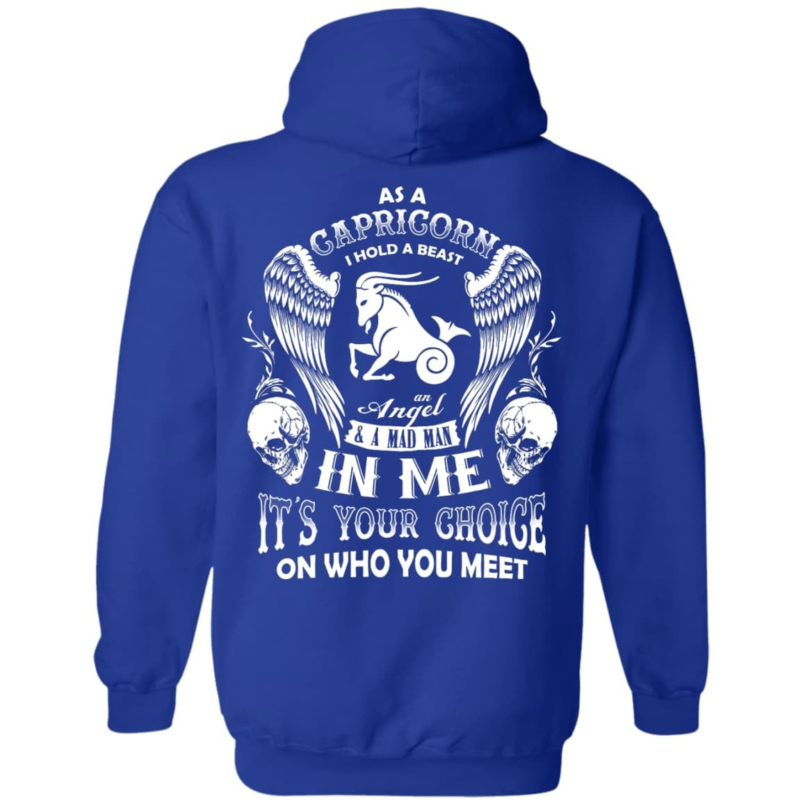 As A Capricorn I Hold A Beast An Angel A Madman In Me T-Shirt & Hoodie | Teecentury.com