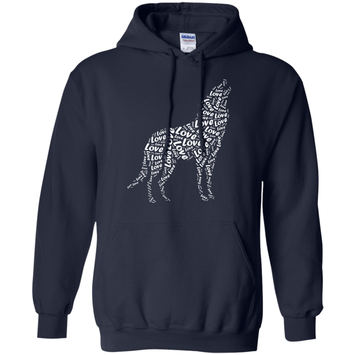 I Love Wolf T-Shirt & Hoodie | Teecentury.com