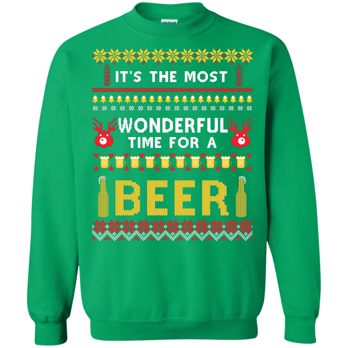 It's The Most Wonderful Time For A Beer Ugly Sweater T-Shirt & Hoodie | Teecentury.com