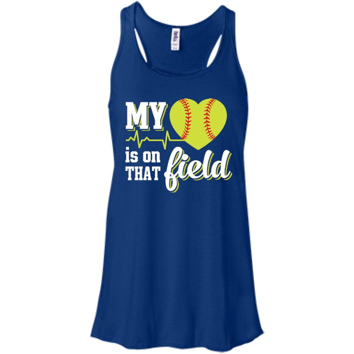 My Heart Is On That Field Softball T-Shirt & Hoodie | Teecentury.com