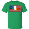 Shamrock Irish Ireland American USA Flag Gift T-Shirt & Hoodie | Teecentury.com