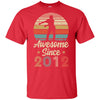 Vintage Flossing Awesome Since 2012 10th Birthday Gift Youth Youth Shirt | Teecentury.com