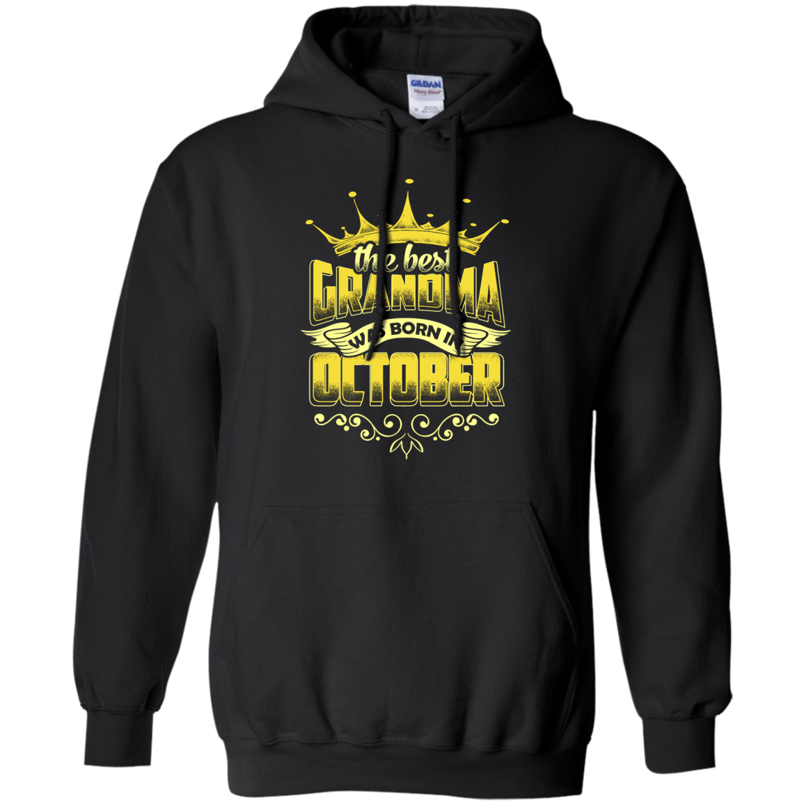 The Best Grandma Was Born In October T-Shirt & Hoodie | Teecentury.com