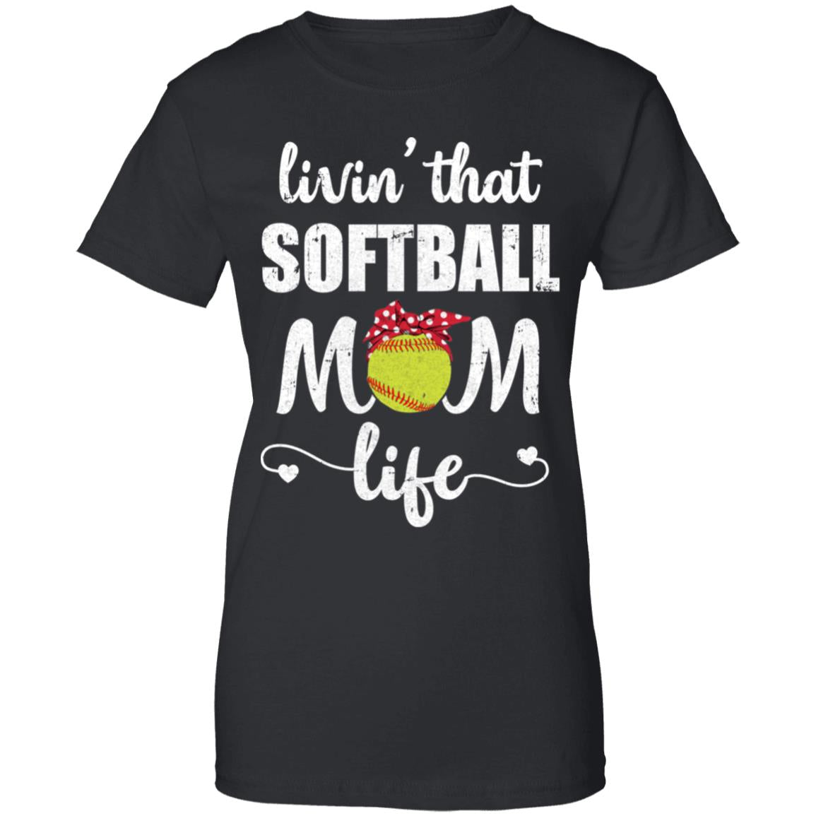 Living That Softball Mom Life Mothers Day Gifts T-Shirt & Tank Top | Teecentury.com