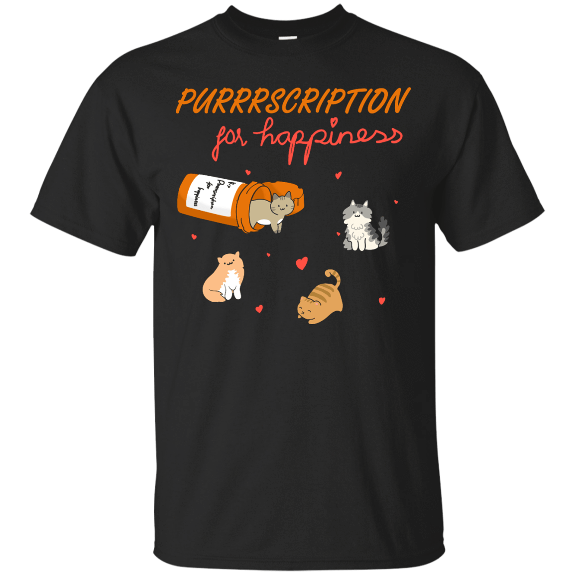 Purrrscription For Happiness T-Shirt & Hoodie | Teecentury.com