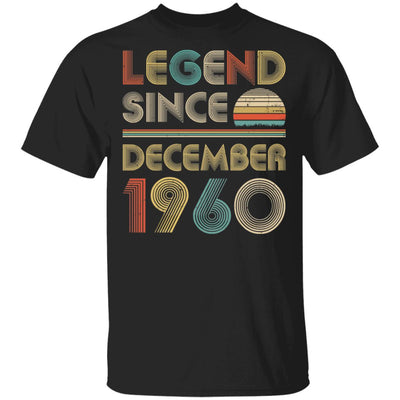 Legend Since December 1960 Vintage 62th Birthday Gifts T-Shirt & Hoodie | Teecentury.com