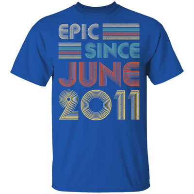 Epic Since June 2011 Vintage 11th Birthday Gifts Youth Youth Shirt | Teecentury.com
