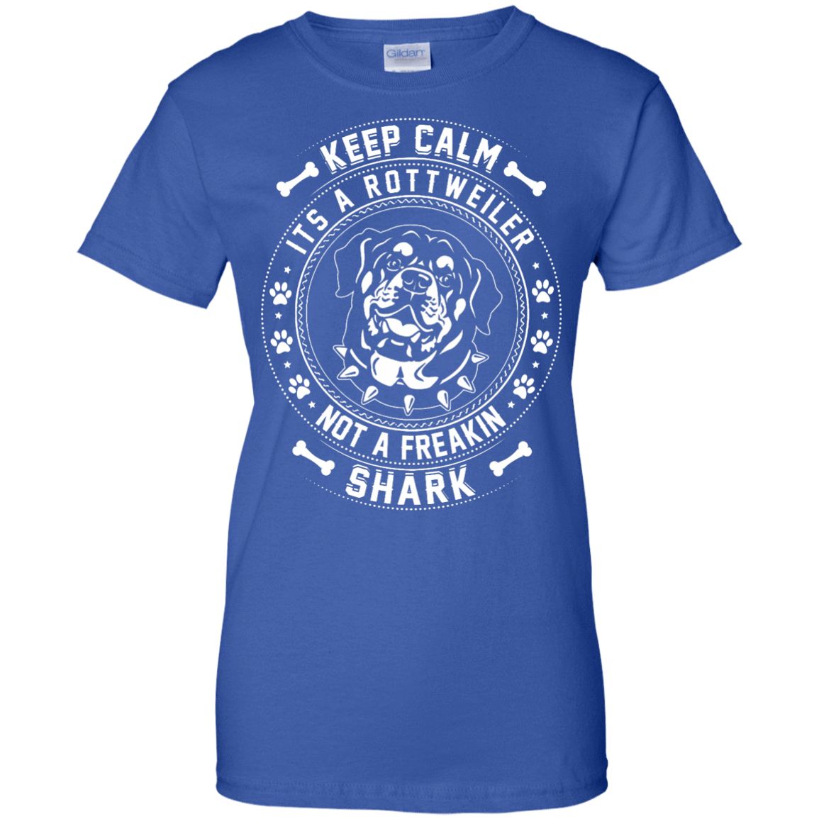 Keep Calm It's A Rottweiler Not A Freaking Shark T-Shirt & Hoodie | Teecentury.com