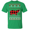 Hippo Red Plaid Ugly Christmas Sweater Funny Gifts T-Shirt & Sweatshirt | Teecentury.com