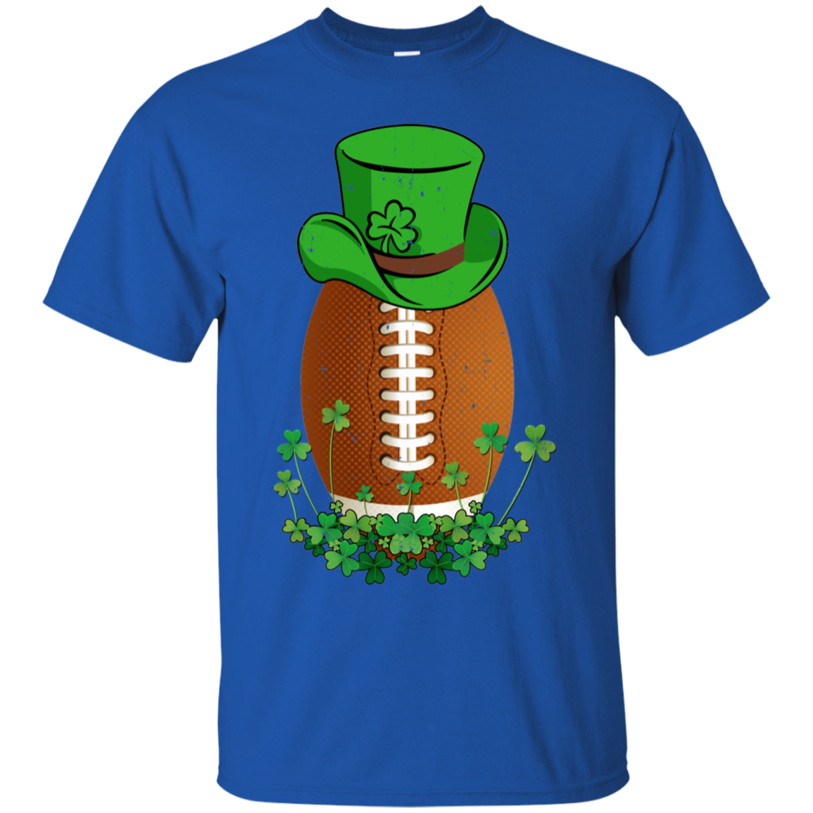 Shamrock Football Leprechaun St Patricks Day T-Shirt & Hoodie | Teecentury.com