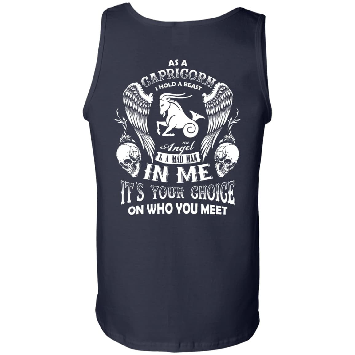 As A Capricorn I Hold A Beast An Angel A Madman In Me T-Shirt & Hoodie | Teecentury.com