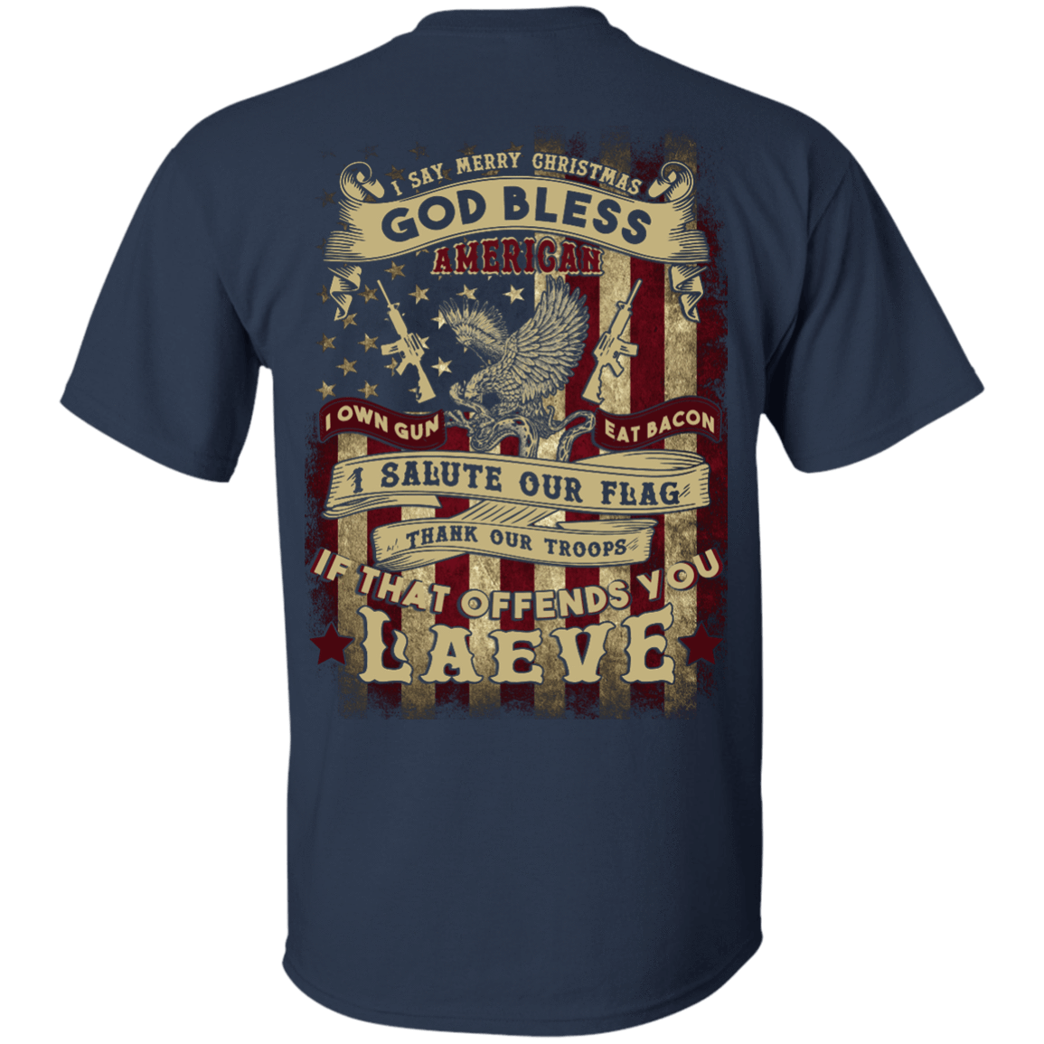 I Say Merry Christmas God Bless America Christmas T-Shirt & Hoodie | Teecentury.com