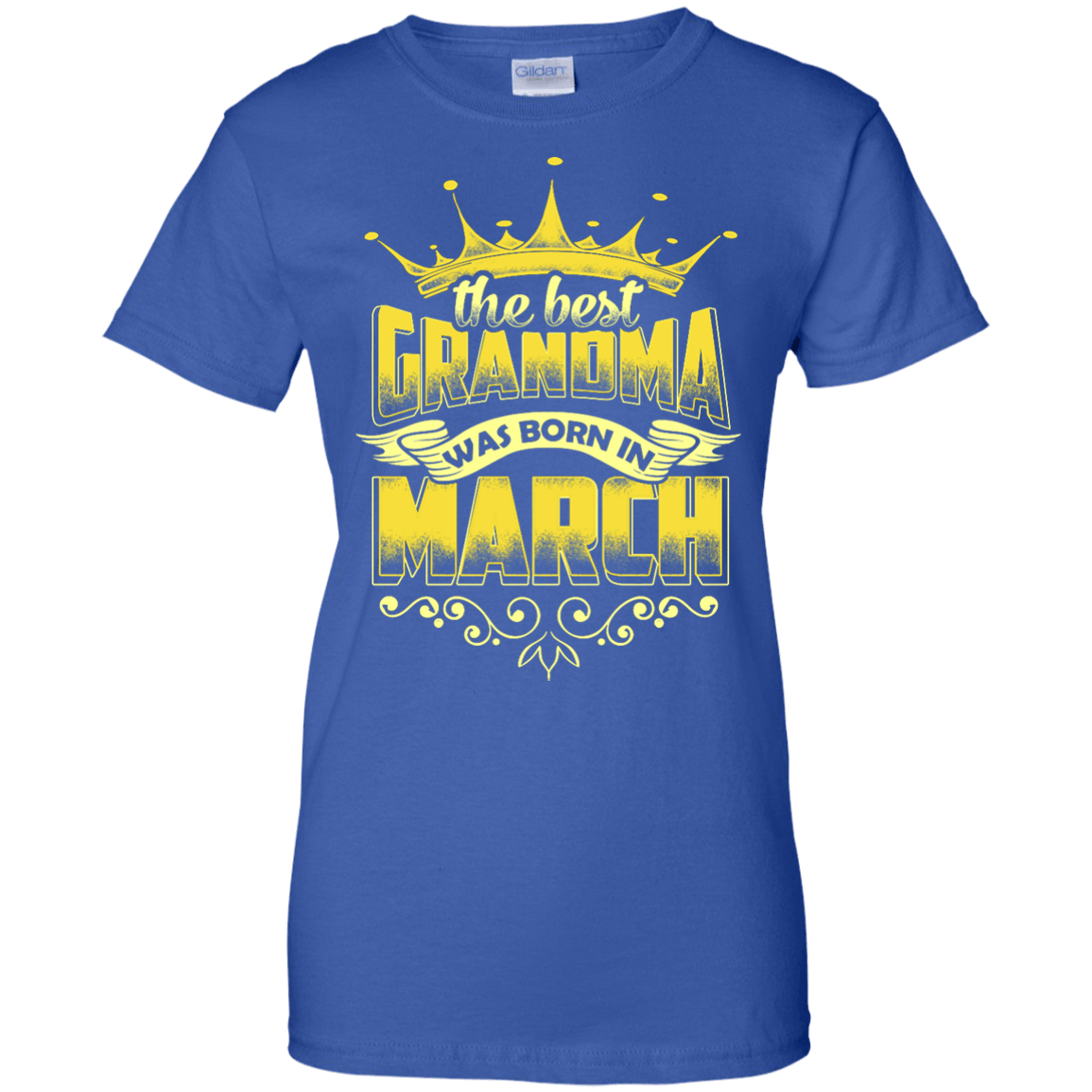 The Best Grandma Was Born In March T-Shirt & Hoodie | Teecentury.com