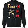 Prosec Ho Ho Ho Funny Wine Lover Christmas Gift For Women T-Shirt & Sweatshirt | Teecentury.com