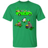 Leprechaun Driving Green Truck Cat St Patricks Day Gift T-Shirt & Hoodie | Teecentury.com