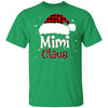 Santa Mimi Claus Red Plaid Family Pajamas Christmas Gift T-Shirt & Sweatshirt | Teecentury.com