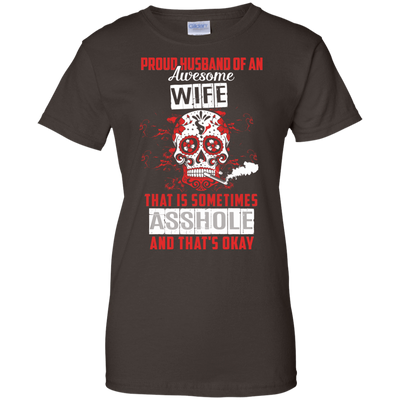 Proud Husband Of An Awesome Wife T-Shirt & Hoodie | Teecentury.com