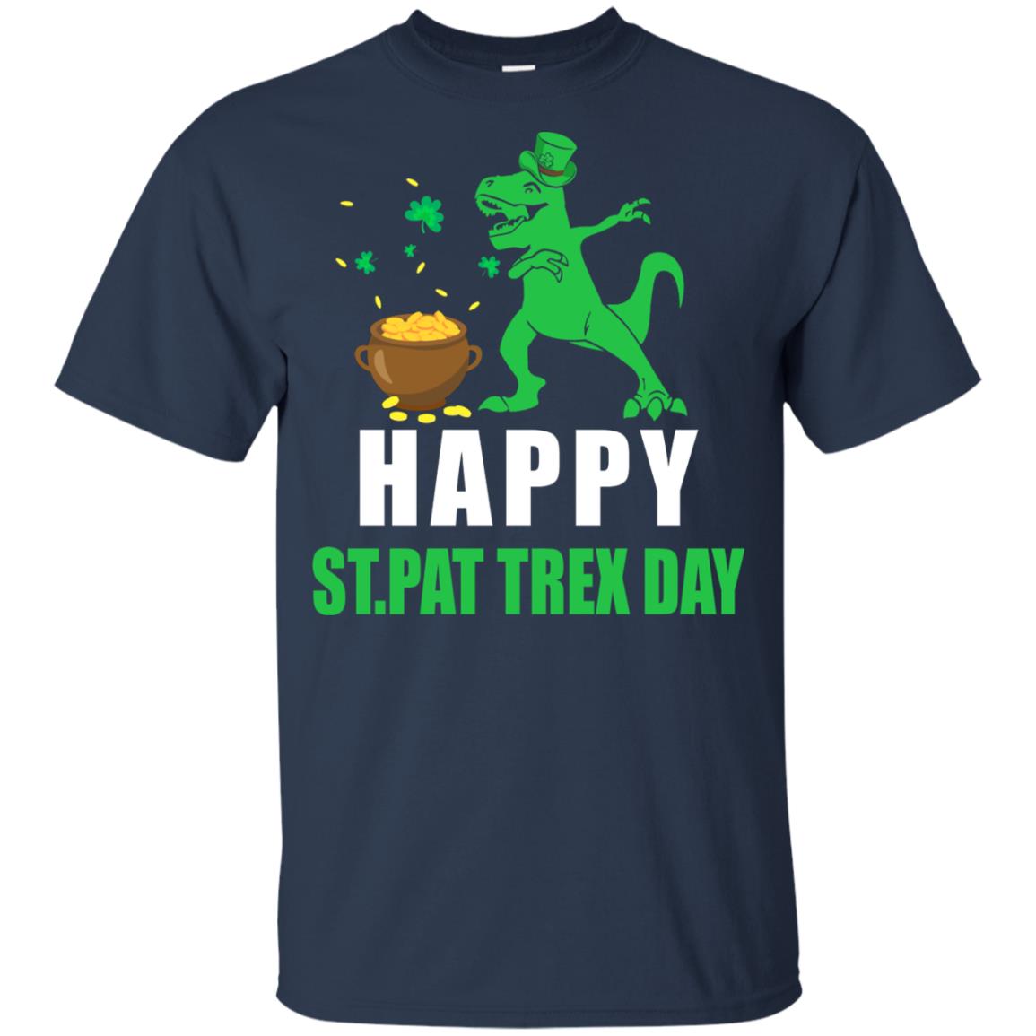 Happy St Pat T-Rex Day Dinosaur St Patrick's Day Youth Youth Shirt | Teecentury.com