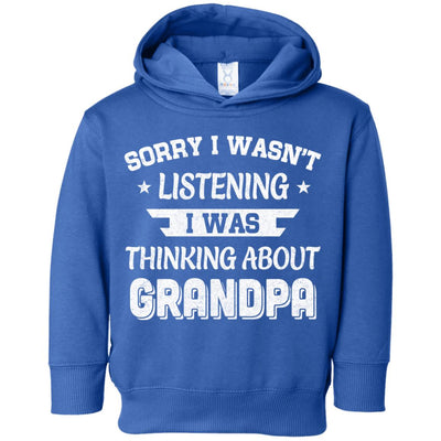 Sorry Not Listening Thinking About Grandpa Funny Kids Youth Youth Shirt | Teecentury.com