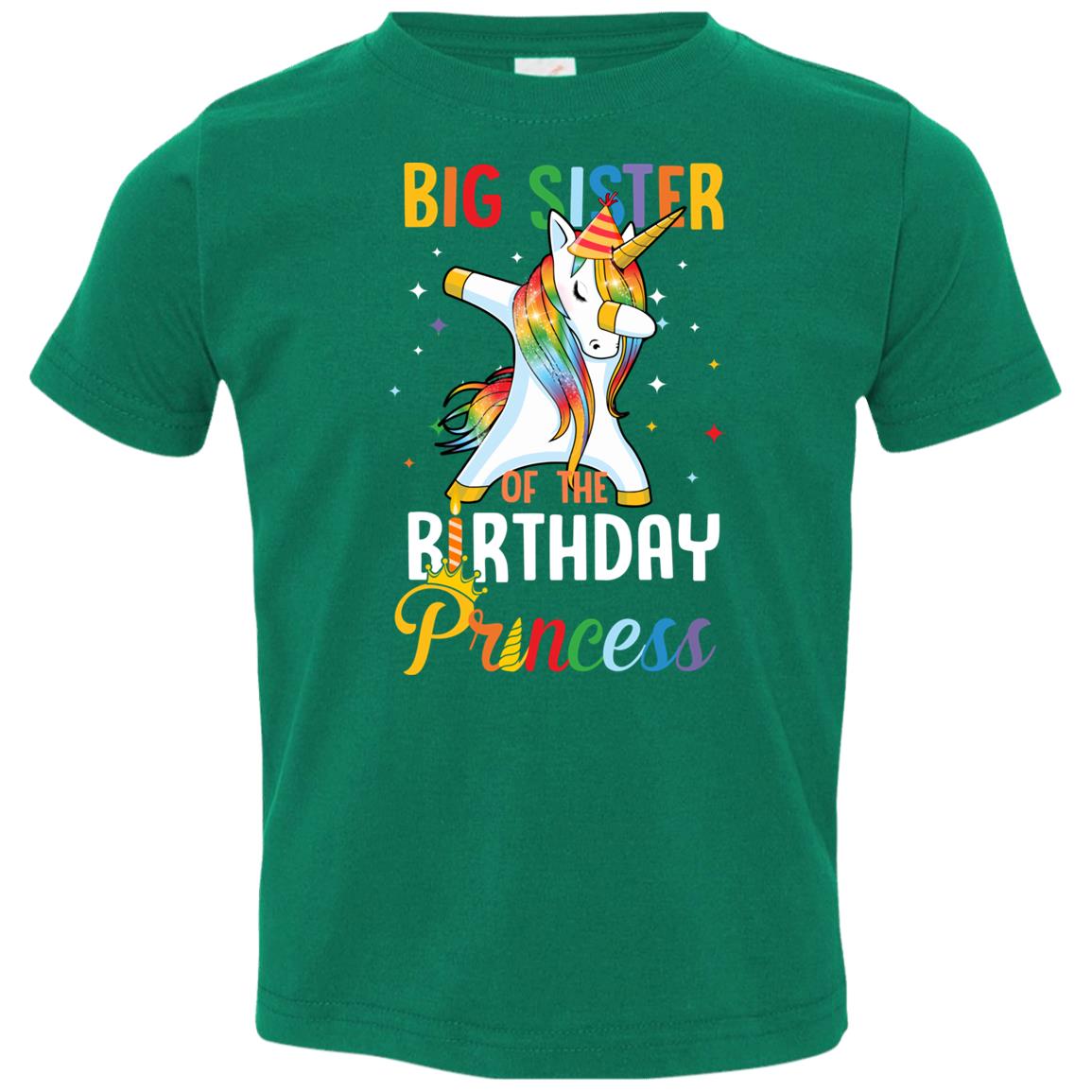Proud Big Sister Of A Birthday Princess Unicorn Dab Youth Youth Shirt | Teecentury.com