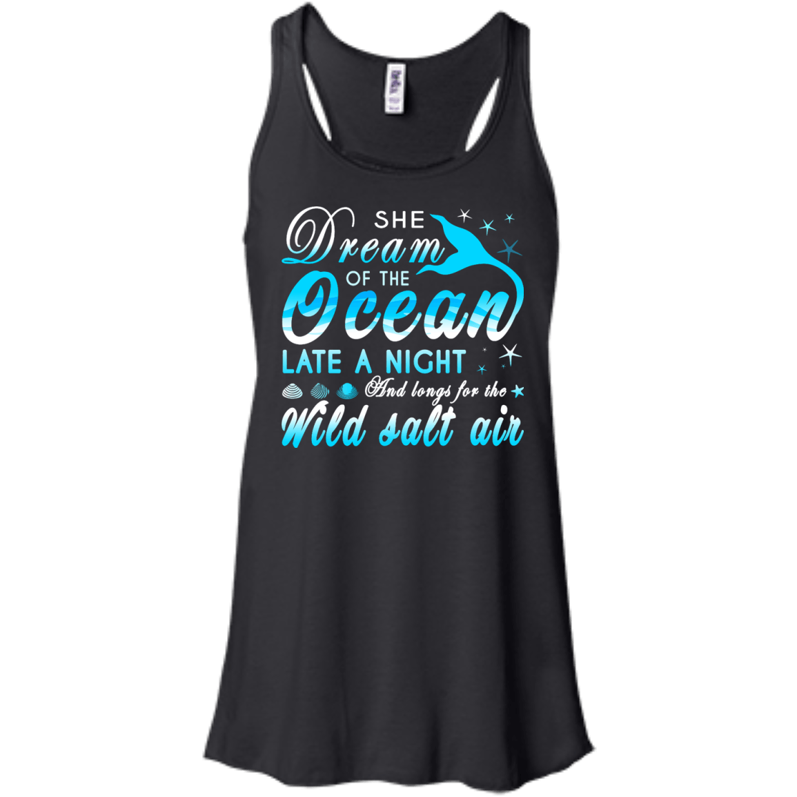 She Dream Of The Ocean Late Night And Longs For The Wild Salt Air T-Shirt & Hoodie | Teecentury.com